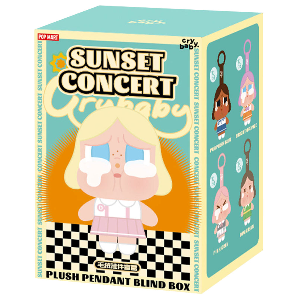 POP MART Sunset Concert CryBaby Plush Pendant Blind Box | Toy Temple