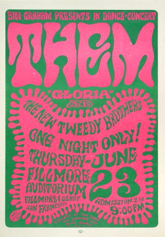 BG - 12 THEM | 2nd printing | Wes Wilson | The Vintage Poster
