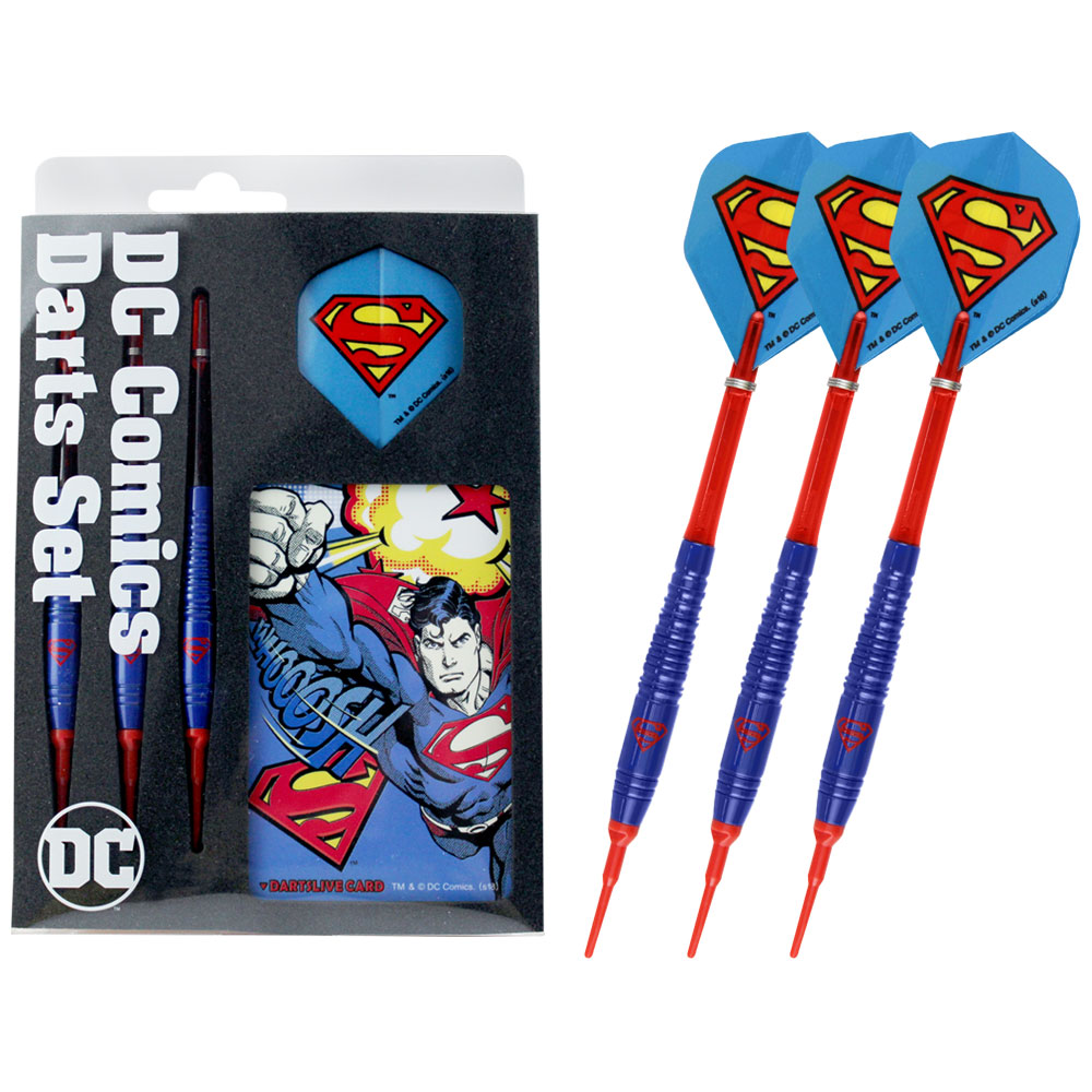ダーツ バレル DC Comics Darts Set スーパーマン フライト シャフト