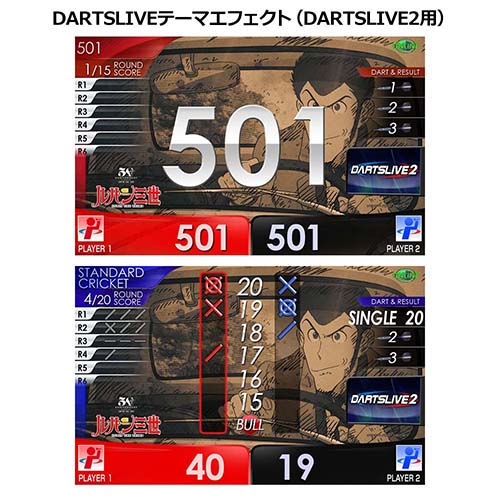 バレル ダーツハイブ ダーツライブ ルパン三世ダーツセット ブラス