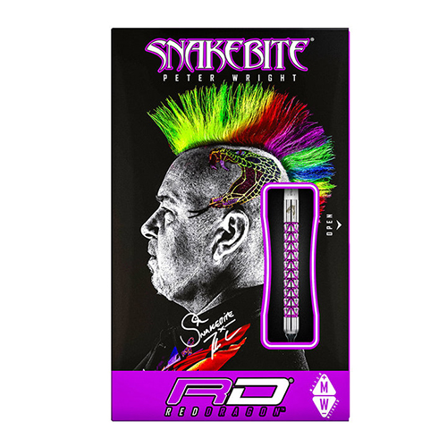ダーツ バレル REDDRAGON Peter Wright Snakebite Vyper 20g レッド
