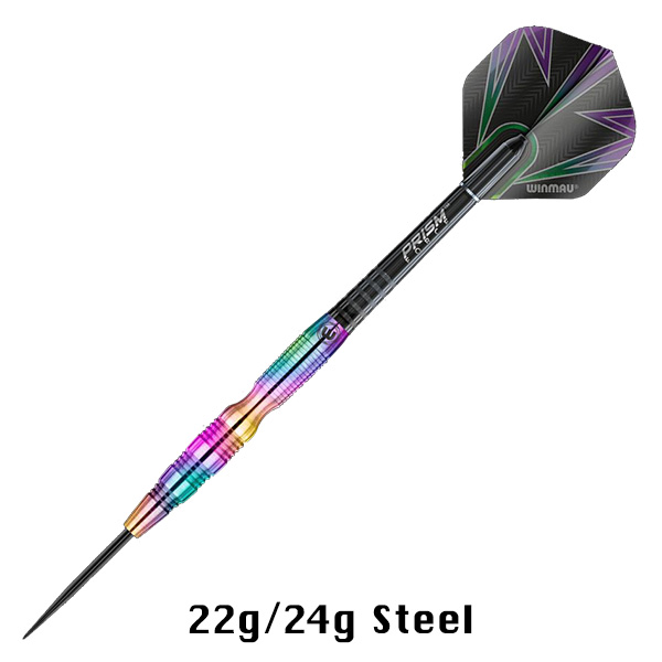 ダーツ バレル ウィンモー winmau Simon Whitlock 90％ Rainbow