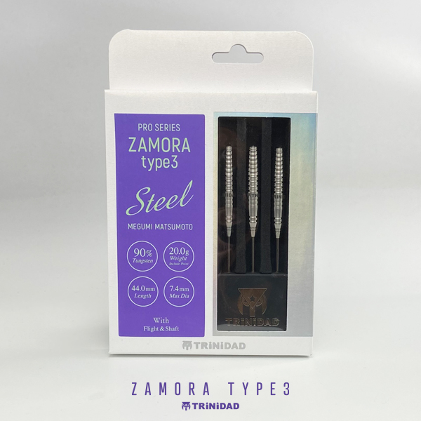 ダーツ バレル TRiNiDAD PRO ZAMORA3 2BA STEEL トリニダード プロ