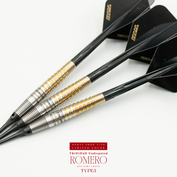 TiTO限定】ダーツ バレル TRiNiDAD Romero3 ST TiTO LIMITED 岩田夏海