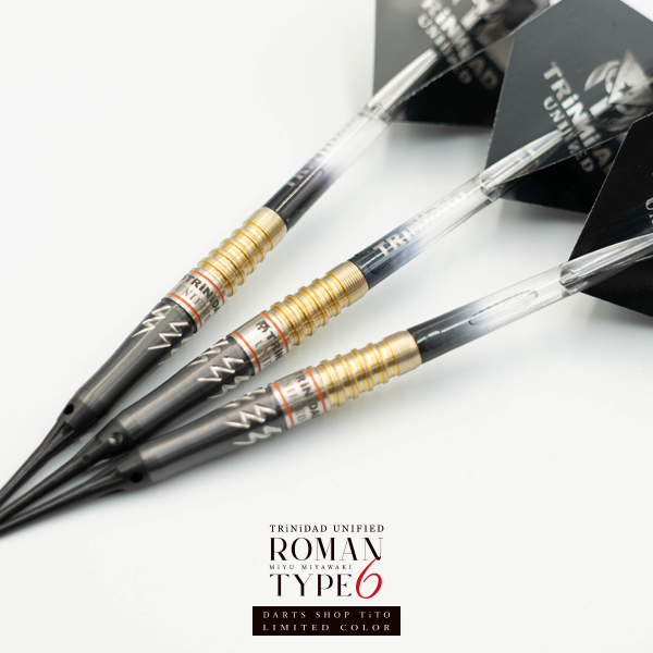 ダーツ バレル TRiNiDAD PRO ROMAN6 TiTO LIMITED 宮脇実由 選手モデル