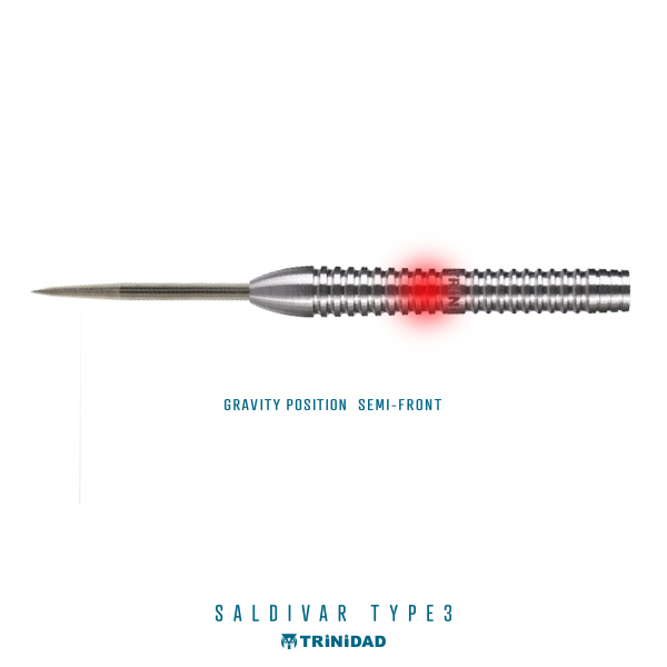 ダーツ バレル TRiNiDAD PRO Saldivar3 中西永吉 選手考案モデル