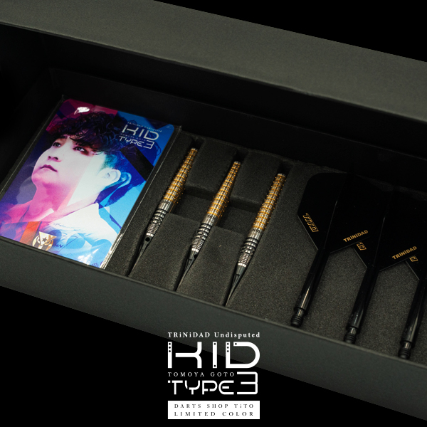 TiTO限定】ダーツ バレル TRiNiDAD Undisputed KID3 TiTO Limited 後藤