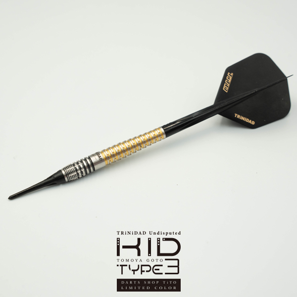 TiTO限定】ダーツ バレル TRiNiDAD Undisputed KID3 TiTO Limited 後藤