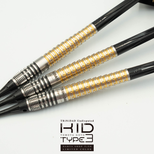 TiTO限定】ダーツ バレル TRiNiDAD Undisputed KID3 TiTO Limited 後藤