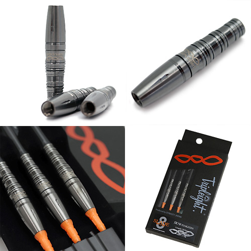 ダーツ バレル トリプレイト TRIPLEIGHT SLADE BLACK 西安奈モデル