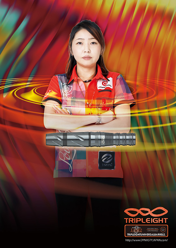 ダーツ バレル トリプレイト TRIPLEIGHT JAM2 2BA 佐川香織モデル