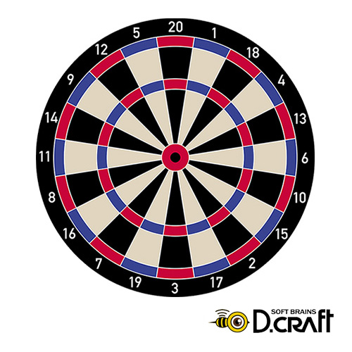 ダーツボード ディークラフト D.craft DARTBOARD SPIDER EVA