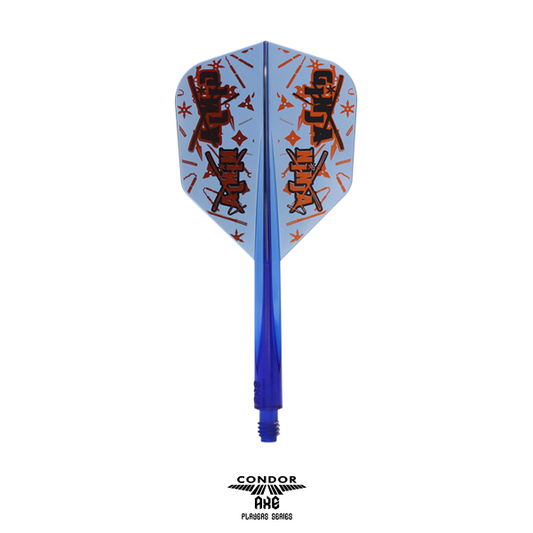 ダーツ フライト CONDOR AXE GINJA NINJA クリアブルー Matt Champbell