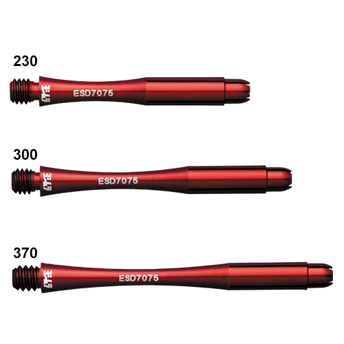 ダーツシャフト ヨシムラ×エルスタイル ZERO FIGHTER シャフト レッド