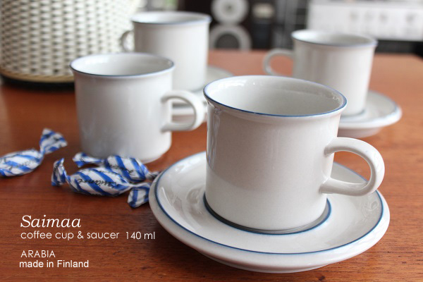 ARABIA Saimaa コーヒーカップ＆ソーサー（miniサイズ）
