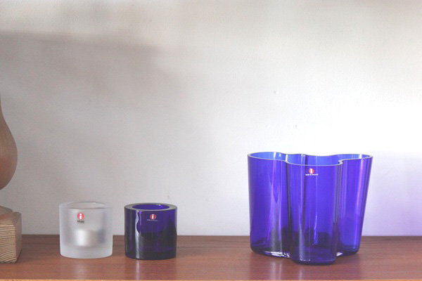 iittala イッタラ Alvar Aalto/ Savoy Vase コバルトブルー H 120mm