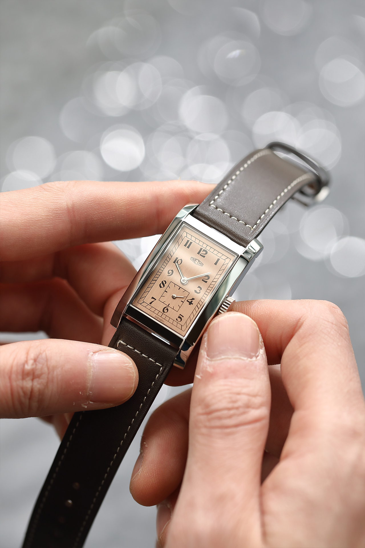 REF.2202RS5 1930S VINTAGE STYLE RECTANGLE (SALMON)