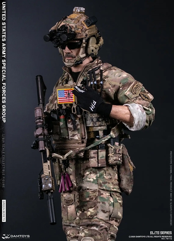 Green Beret US Army Special Forces Group - Dam Toys 1/6 Scale Figure