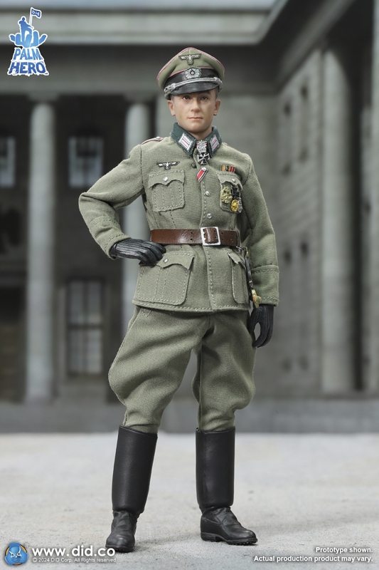 Otto Carius - WWII German Panzer Commander - DID 1/12 Scale Figure