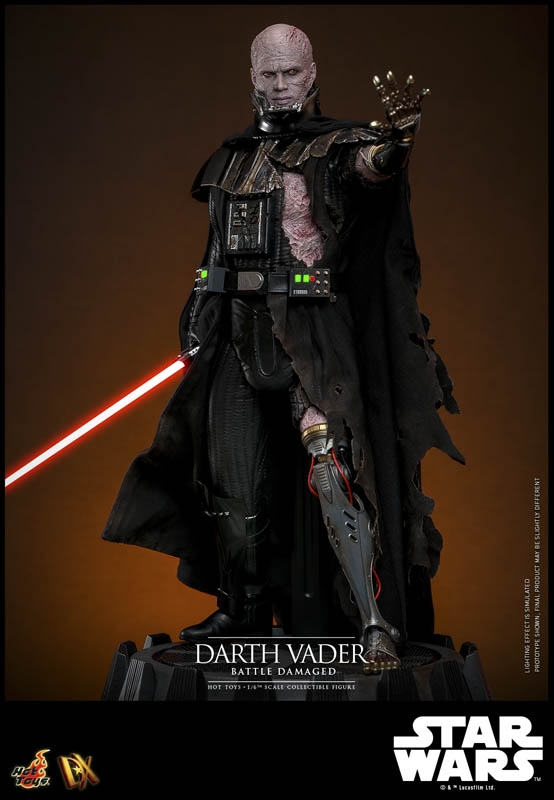 Darth Vader Battle Damaged - Star Wars - Hot Toys DX44 1/6 Scale