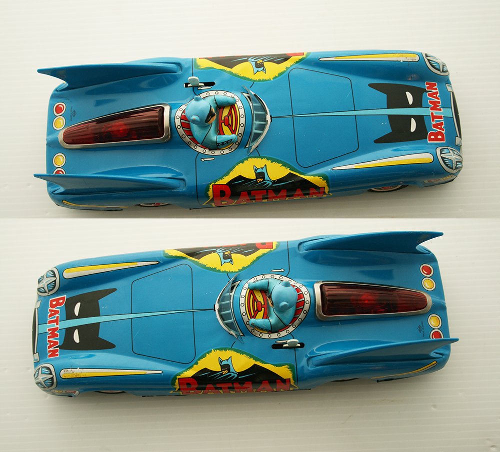 Aoshin ASC Japan 60's Batmobile Single-Seater Battery Operated 11