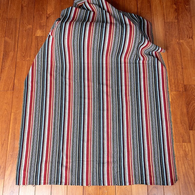 50cm切り売り〕ネパール伝統のコットン織り生地 厚手〔幅約122cm〕 の