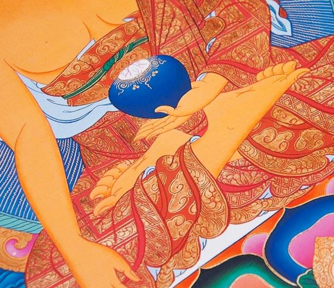 タンカのポスタ - シャカムニ・ブッダ(釈迦牟尼 仏陀) の通販