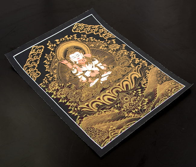 一点物〕タンカ - ヤブユム 男女合体尊[30cm x 40cm] の通販[送料無料