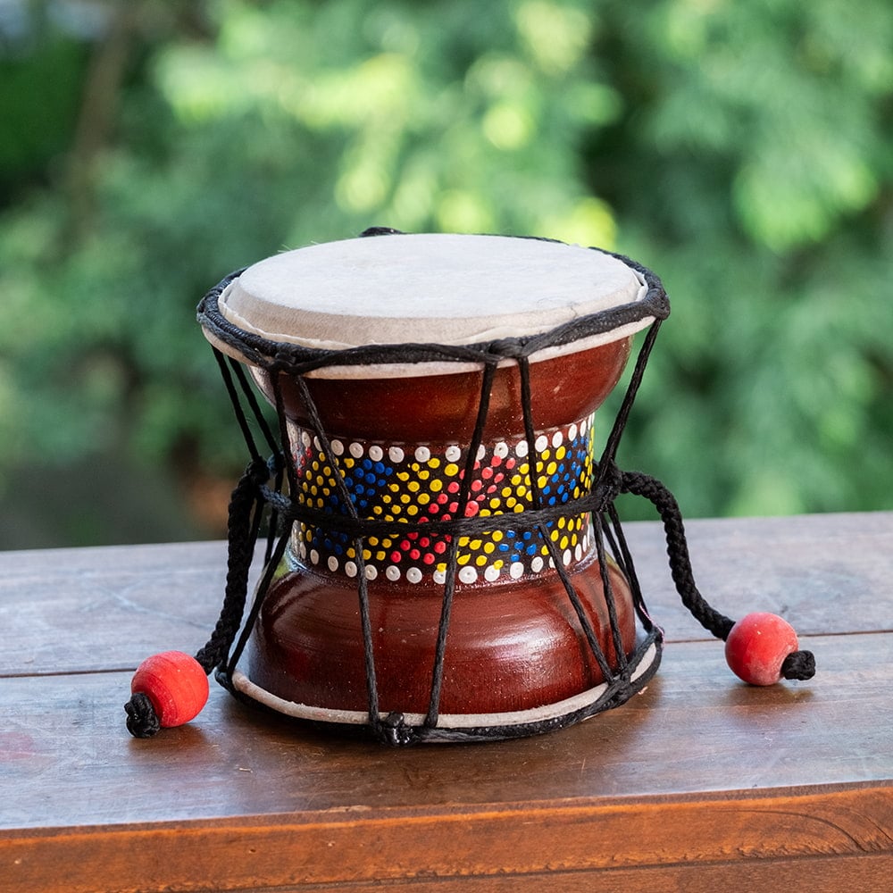 ダムルー バリ島のドットペイントがかわいい｜シヴァ神の小さな