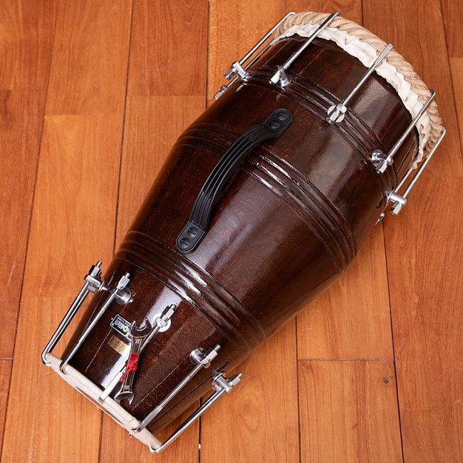 PALOMA社製】ドーラク(Dholak) インドの両面太鼓 ボルト締め高級タイプ