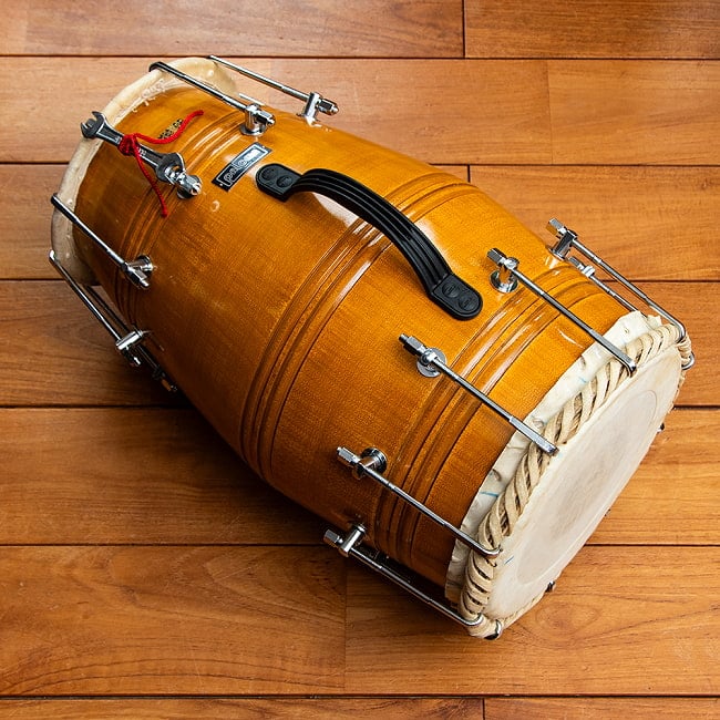 ドーラク(Dholak) インドの両面太鼓 ボルト締め高級タイプ の通販[送料
