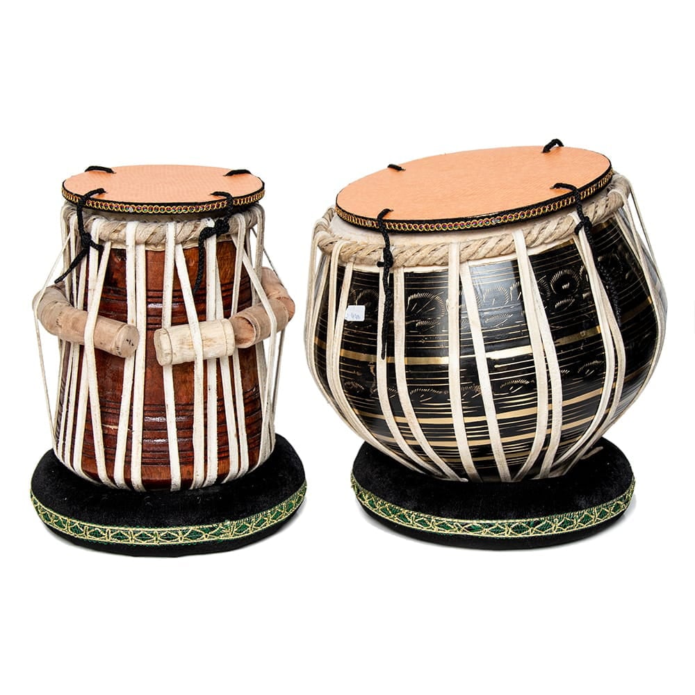 送料無料 タブラ CD フルセット ブラス・彫り込み仕上げ DVD 教則