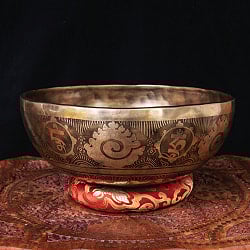 一点物】チベタンアンティックシンギングボウル【音階：E】約1508g
