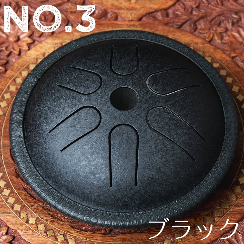 スティール・スリットドラム 6音 気軽に楽しく鳴らせるタンドラム の