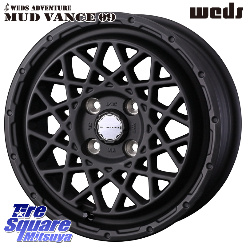 WEDS 41150 マッドヴァンス MUD VANCE 09 ホイール 14インチ の詳細
