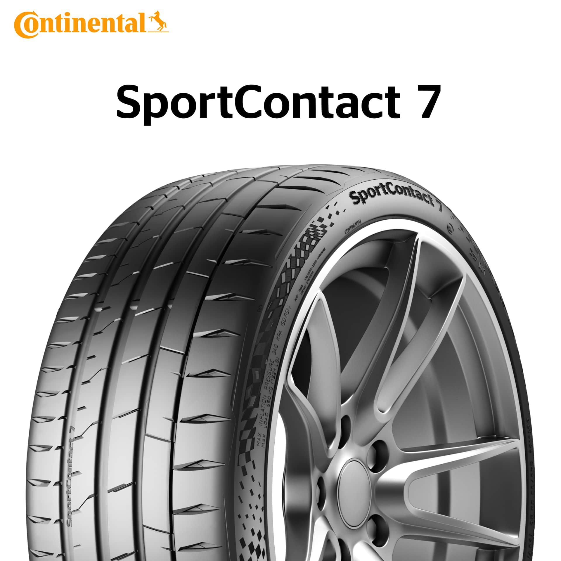 24年製 255/45R19 104V XL T0 コンチネンタル SportContact 7