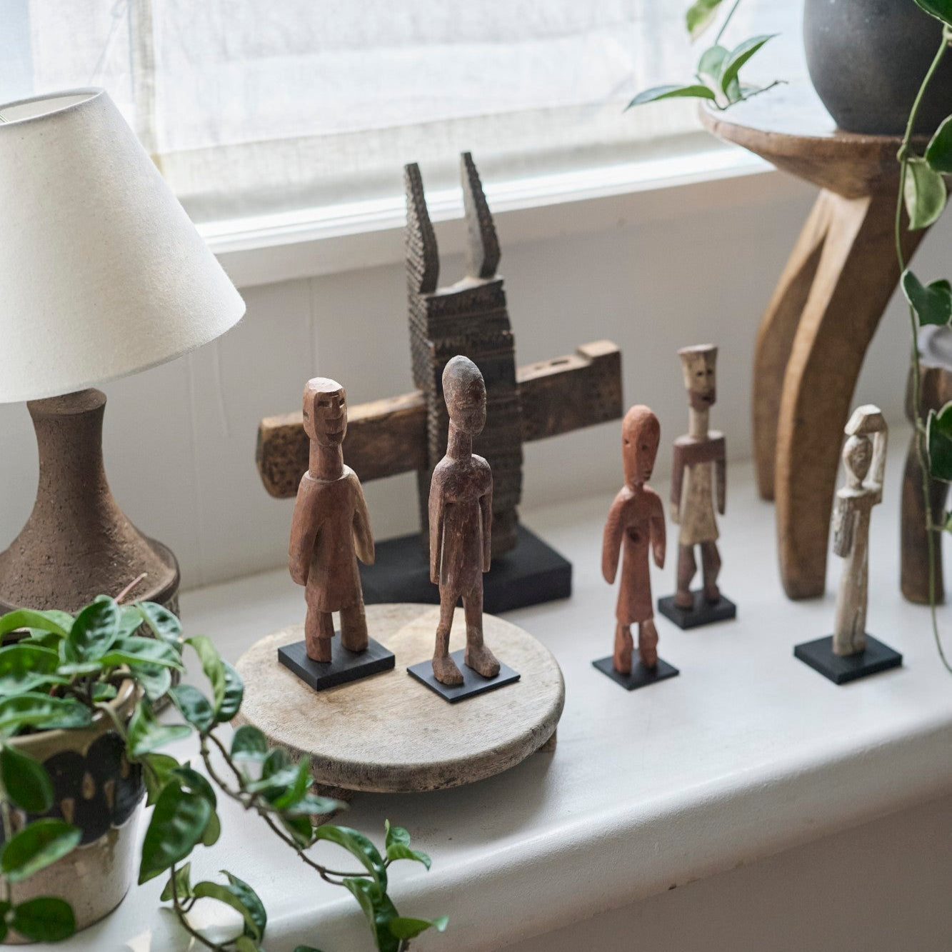 アフリカンヴィンテージ | 魔除け木彫り像 003 | アダン族 – tiflo