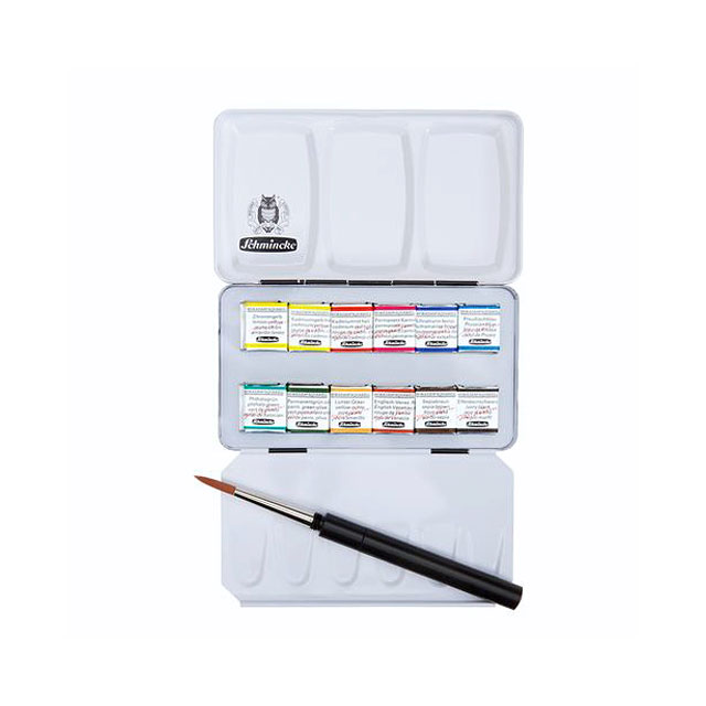 シュミンケ ホラダム固形水彩絵具 12色セット 74012｜画材・文具雑貨の