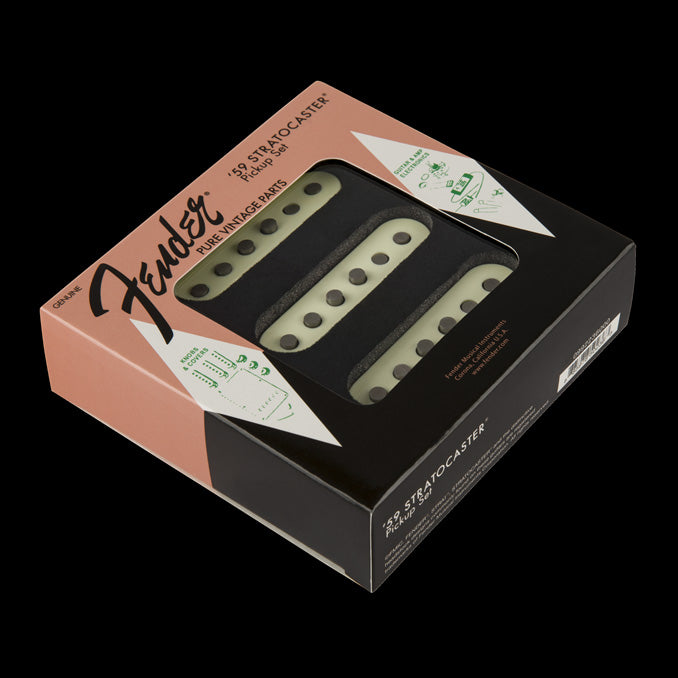 Fender Pure Vintage '59 Strat Pickup Set Vintage White — Truetone