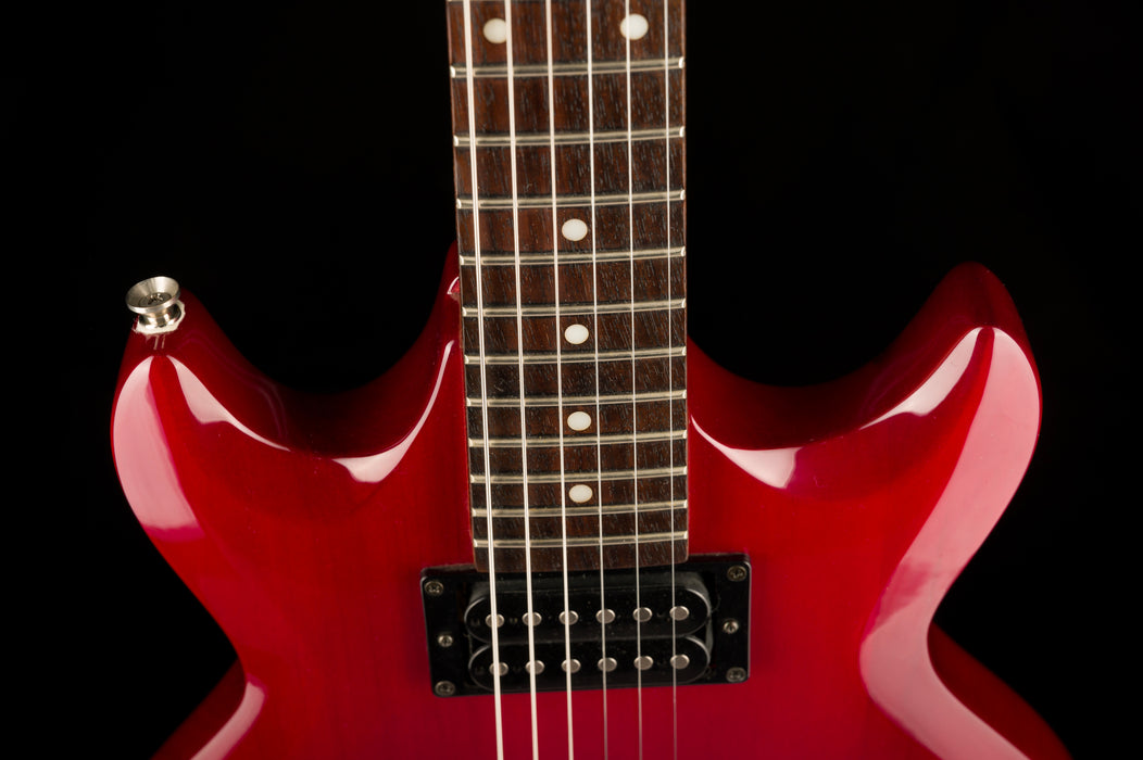 Pre Owned Ibanez GAX70 Transparent Red Electric Guitar With Gig