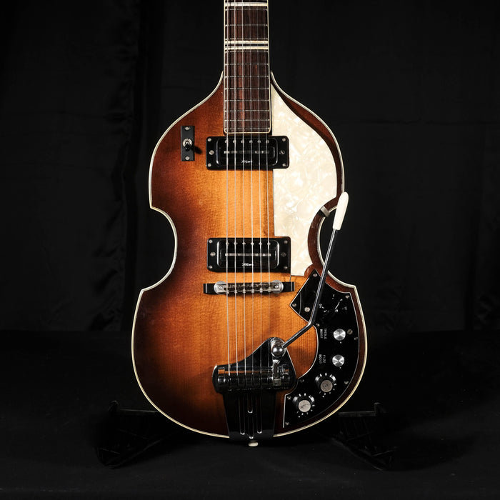 Vintage 66/67 Hofner 459 VTZ Sunburst Beatle Violin Guitar With