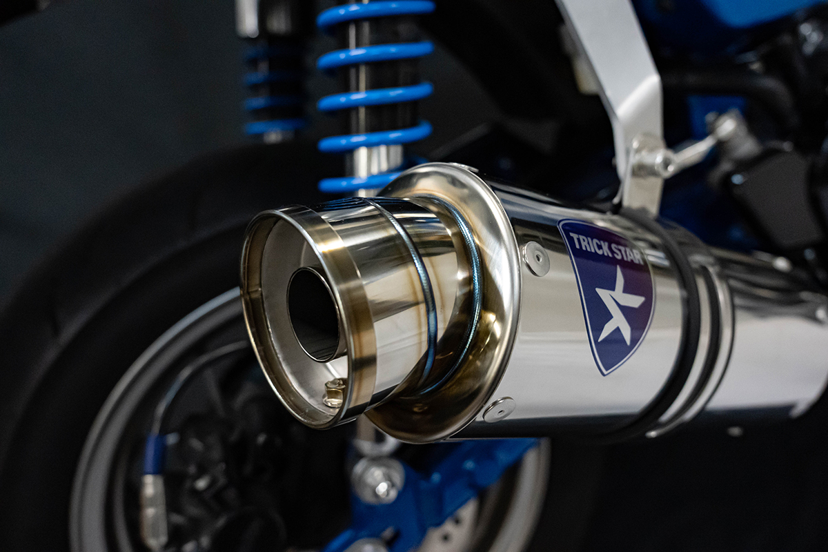 トリックスター / Monkey125 政府認証フルエキゾーストマフラー
