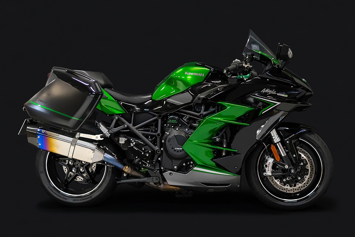 新製品情報】Ninja H2SX/SE (22-) 政府認証スリップオンマフラー