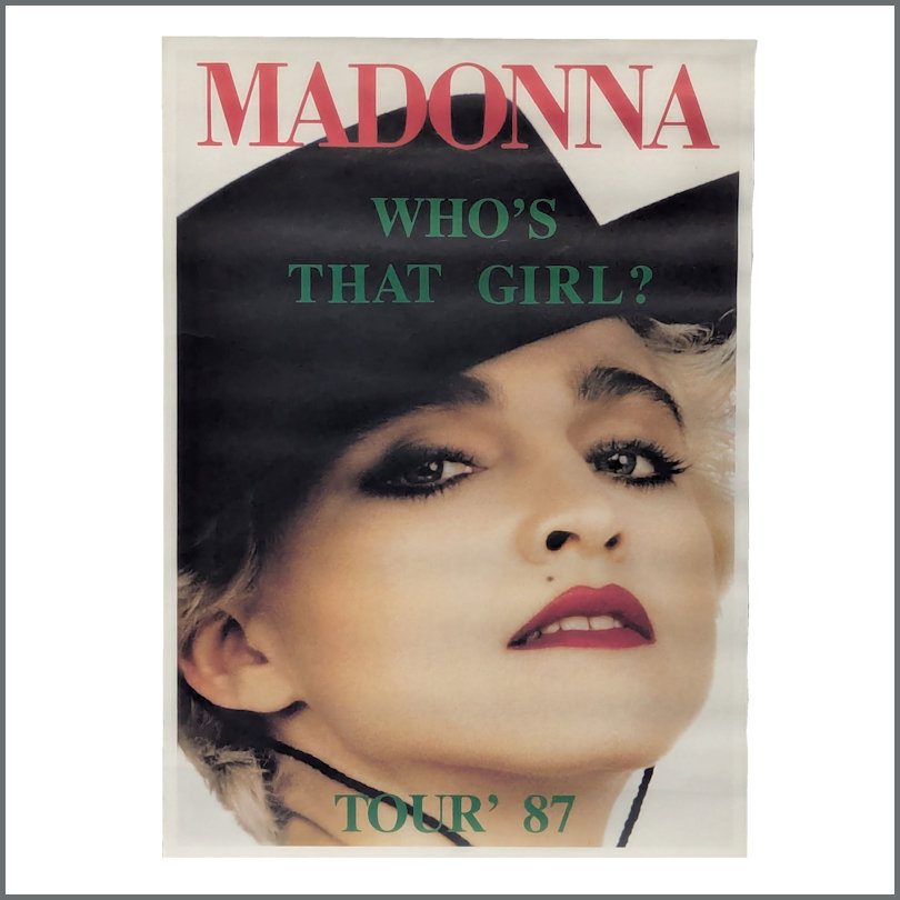 B45843 - Madonna Who's That Girl 1987 Promotional Tour Poster (UK