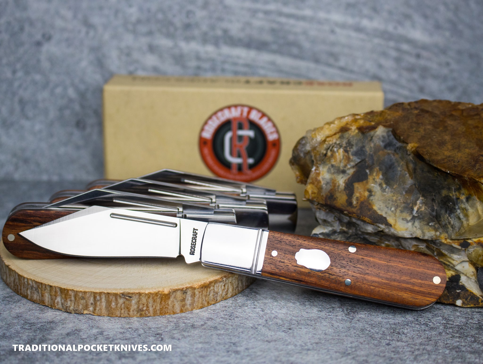 RoseCraft Blades Loosahatchie Jack Red Sandalwood (RCT010-RW) - C