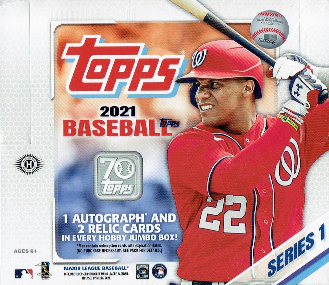 MLB 2021 TOPPS SERIES 1 JUMBO | Trading Card Journal