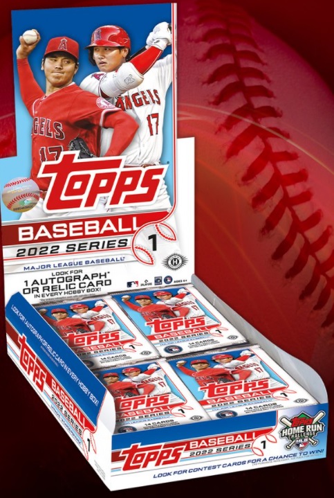 2022 TOPPS」は大谷が主役！ カードナンバー＃1とボックスデザインに