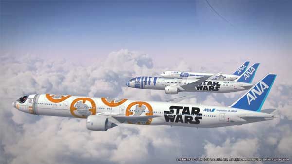 STAR WARS『特別塗装機』B767-300ER ANA JET（完成品） ANA×「スター