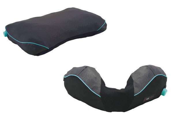 西川産業、機内で利用できるネックピローなど「エアーポータブル」の新