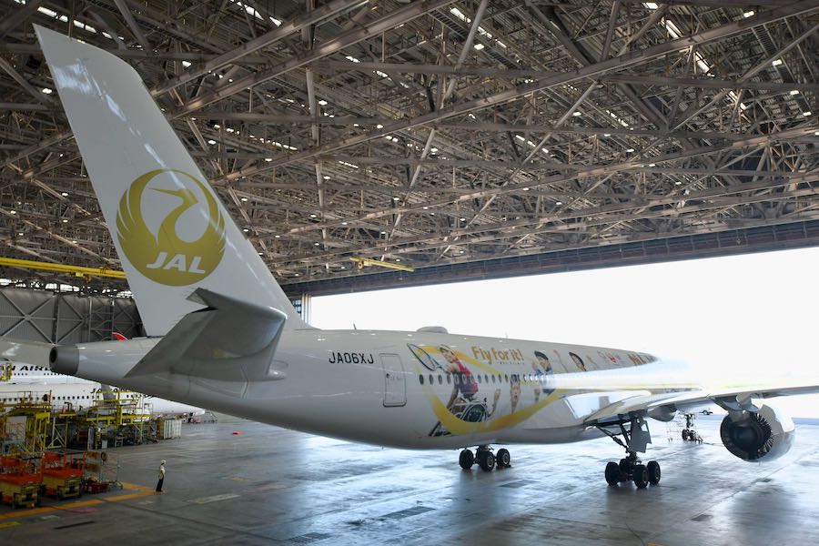 JAL、「金色の鶴丸」のA350特別機公開 7月20日から約4か月限定運航